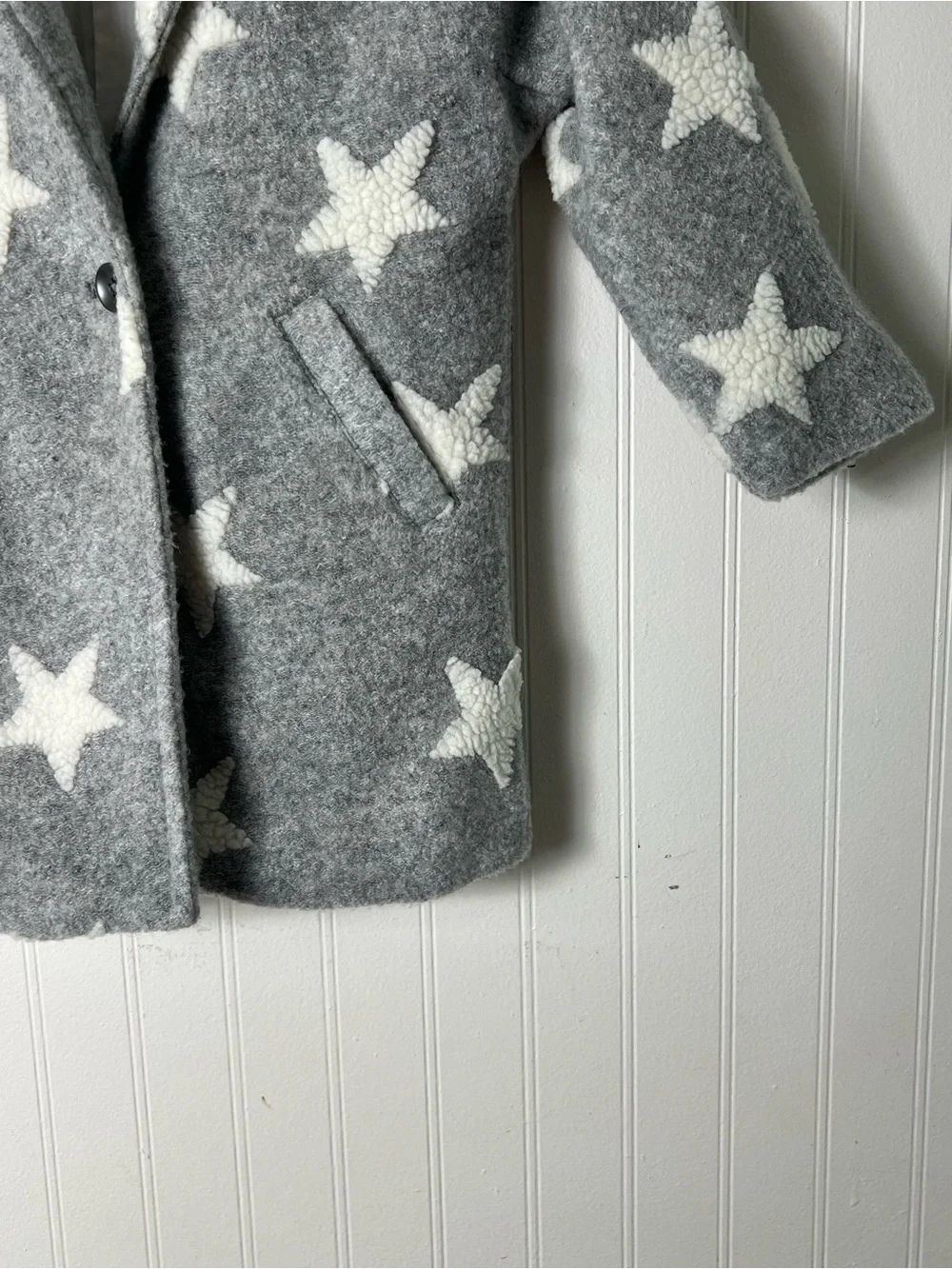 GAP Kids Toddler 4 Star Coat Textured Boucle